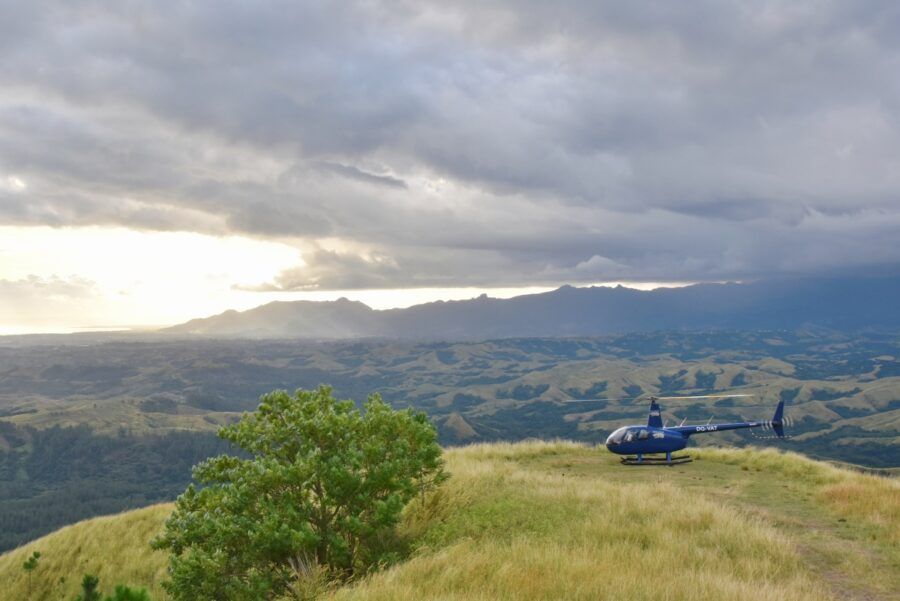 Where to Hire a Helicopter in Fiji