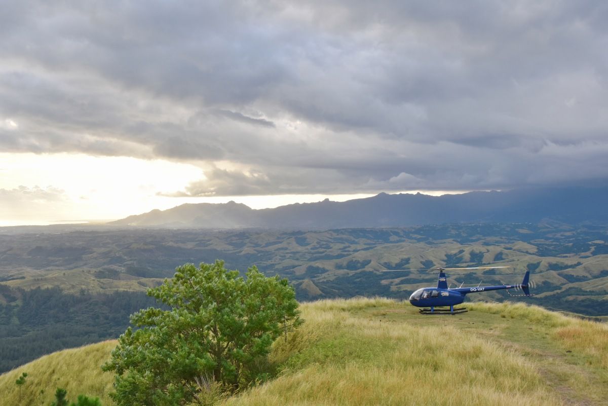 Where to Hire a Helicopter in Fiji
