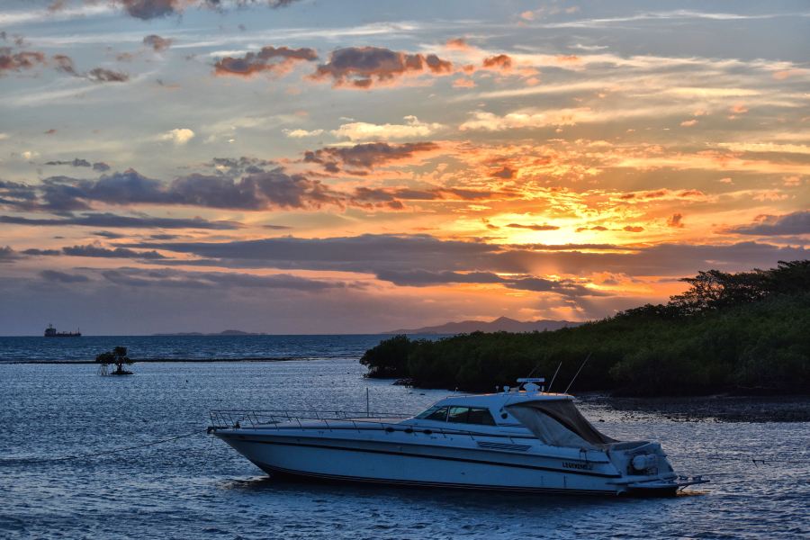 sunset fiji