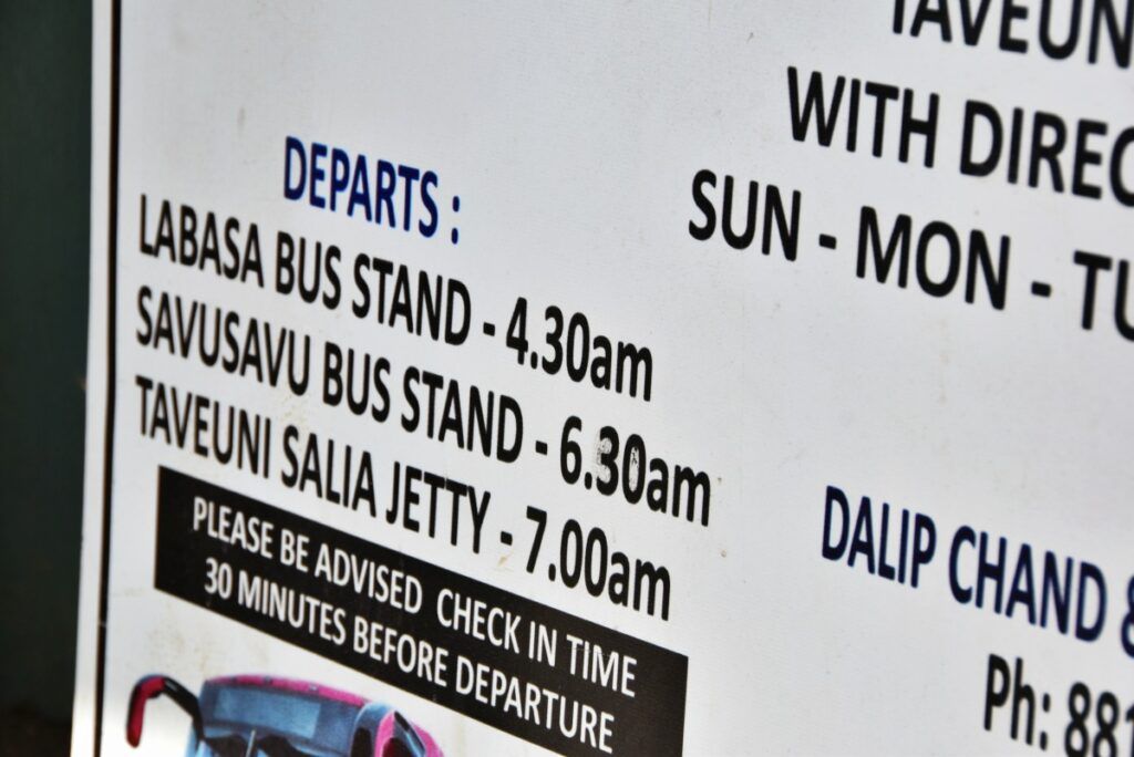 How to Take a Ferry to Vanua Levu