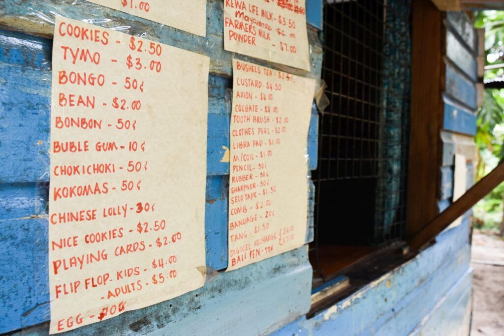 Information, Shops & Services in the Yasawa Islands
